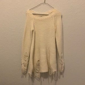 DEADSTOCK UNIF ripped sweater dress!!